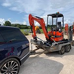 Digger and Trailer Sold Local