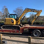 CAT 308E Off to Romania